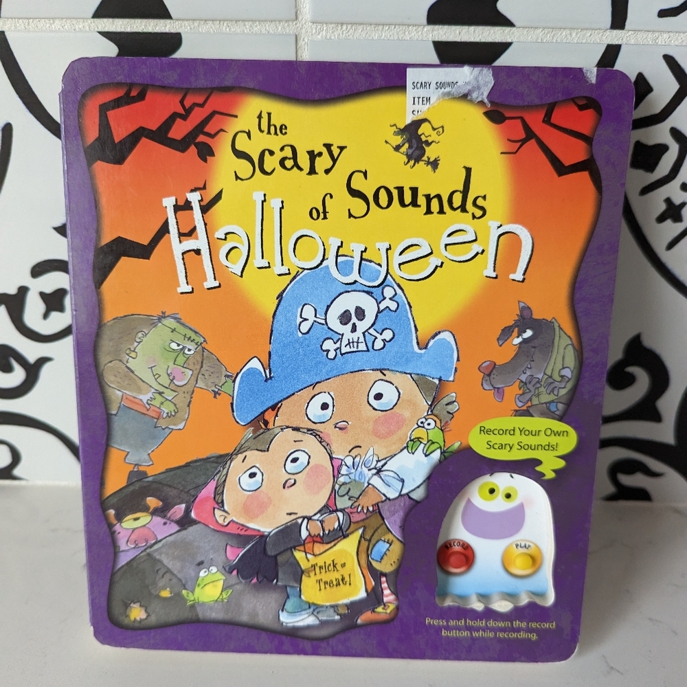 The Scary Sounds of Halloween Children's Hardcover Board Book